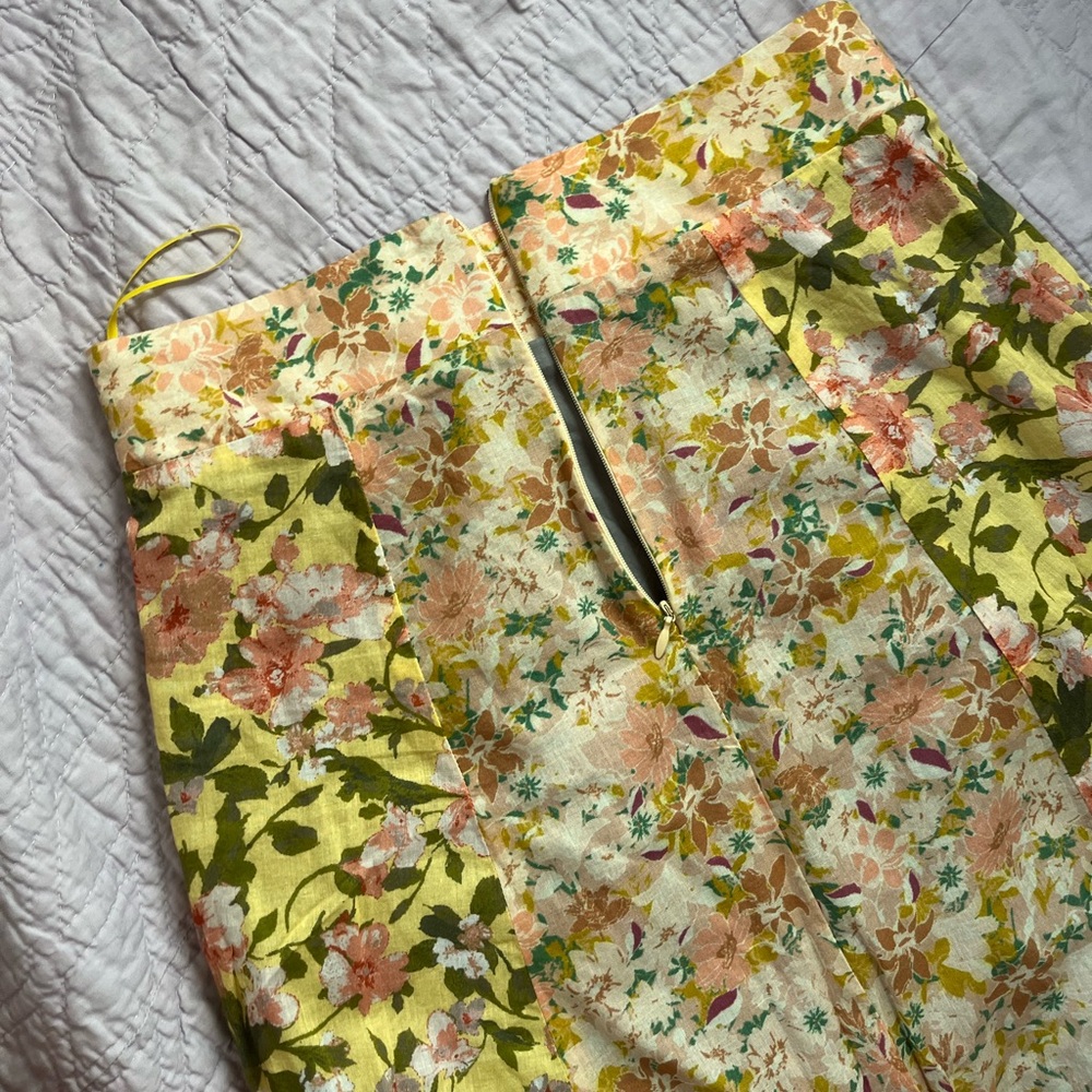 Mixed Floral Midi Skirt by Du Paradis - Picture 6 of 14